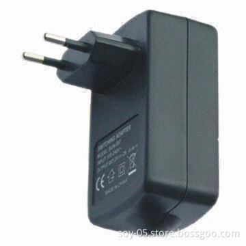 15W 5V/3A Wall Mount AC/DC Switching Adapter with EU Plug